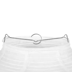 New Abat-jour boule papier NUAGE coloris blanc 21,5 x 45 cm - 4MURS Suspensions