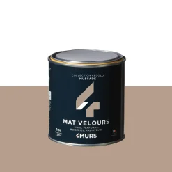 Clearance Peinture Finition Peinture muscade Mat 0,5 L - 4MURS Peintures