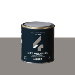 Best Peinture Finition Peinture poivre Mat 0,5 L - 4MURS Peintures