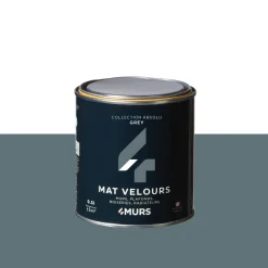 Outlet Peinture Finition Peinture grey Mat 0,5 L - 4MURS Peintures
