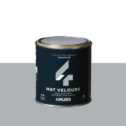 Discount Peinture Finition Peinture graphite Mat 0,5 L - 4MURS Peintures