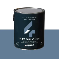 Discount Peinture Multi-supports Peinture bleu industriel - 4MURS Peintures