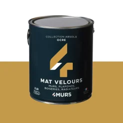 Clearance Peinture Multi-supports Peinture ocre 2,5 L - 4MURS Peintures