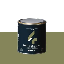 New Peinture Peinture olive Mat 0,5 L - 4MURS Peintures