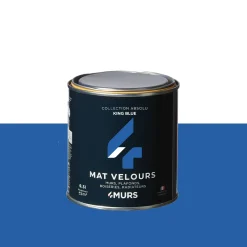 Discount Peinture Peinture King blue Mat 0,5 L - 4MURS Peintures