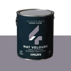 Best Peinture Peinture parme givrée Mat 2,5 L - 4MURS Peintures