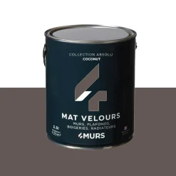 Discount Peinture Peinture coconut Mat 2,5 L - 4MURS Peintures
