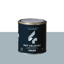 Fashion Peinture Peinture blue smoke Mat 0,5 L - 4MURS Peintures