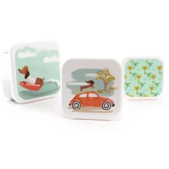 Sale Boite repas MARCEL coloris bleu - 4MURS Enfant Déco Enfant|Produits Ménagers