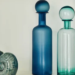 Best Bouteille décorative ABLU coloris Bleu Mat - 4MURS Objets Déco