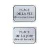Best Déco murale métal HAPPY TIME coloris blanc - 4MURS Objets Muraux