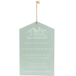 Hot Déco murale BONHEUR AU NATUREL coloris vert - 4MURS Objets Muraux