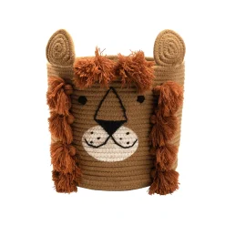 Best Panier LION coloris Marron, orange - 4MURS Enfant Déco Enfant|Objets Déco