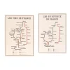 Discount Plaque métal VINS coloris beige - 4MURS Objets Muraux