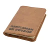 Outlet Protège passeport GENTLEMAN EN VOYAGE marron - 4MURS Papeterie Et Livres