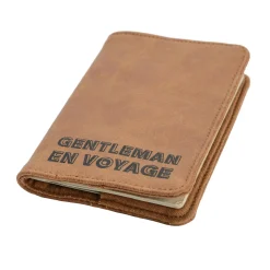 Outlet Protège passeport GENTLEMAN EN VOYAGE marron - 4MURS Papeterie Et Livres