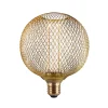 Sale Ampoule LED E27 25W BETTY GLOBE MÉTAL DORÉ 1800K jaune 17 x 12,5 cm Ampoules