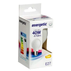 Online Ampoule LED MILKY 40W E27 lumière chaude jaune 10 x 6 cm - 4MURS Ampoules