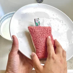Best ANOTHER WAY Eponge CORAIL coloris blanc et corail - 4MURS Produits Vaisselle