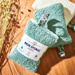 Online ANOTHER WAY Eponge DUO coloris Blanc et vert - 4MURS Produits Vaisselle|Produits Ménagers