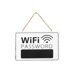 Fashion Ardoise WIFI PASSWORD 32,5 x 30 cm - 4MURS Tableaux Et Affiches