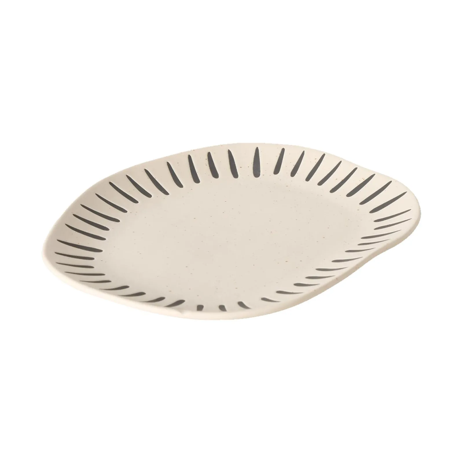 Clearance Assiette KENIA coloris beige - 4MURS Arts De La Table