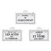 Hot Déco murale métal LIFE coloris blanc - 4MURS Objets Muraux