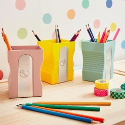 Sale Pot à crayons TAILLE CRAYON coloris rose - 4MURS Papeterie Et Livres
