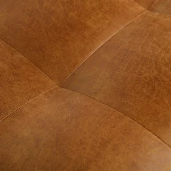 Hot BePure Fauteuil RODEO coloris COPA COGNAC capitonné - 4MURS Fauteuils