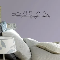 Discount Bijou de mur BIRDS 65 x 19 cm - 4MURS Objets Muraux