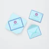 Outlet Bloc note MINI-COURRIER coloris bleu - 4MURS Papeterie Et Livres