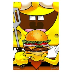 Outlet Affiche SPONGE BOB 30 x 40 cm - 4MURS Tableaux Et Affiches