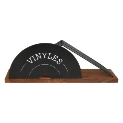 Sale Boîte de rangement PORTE VINYLES coloris noir - 4MURS Objets Déco