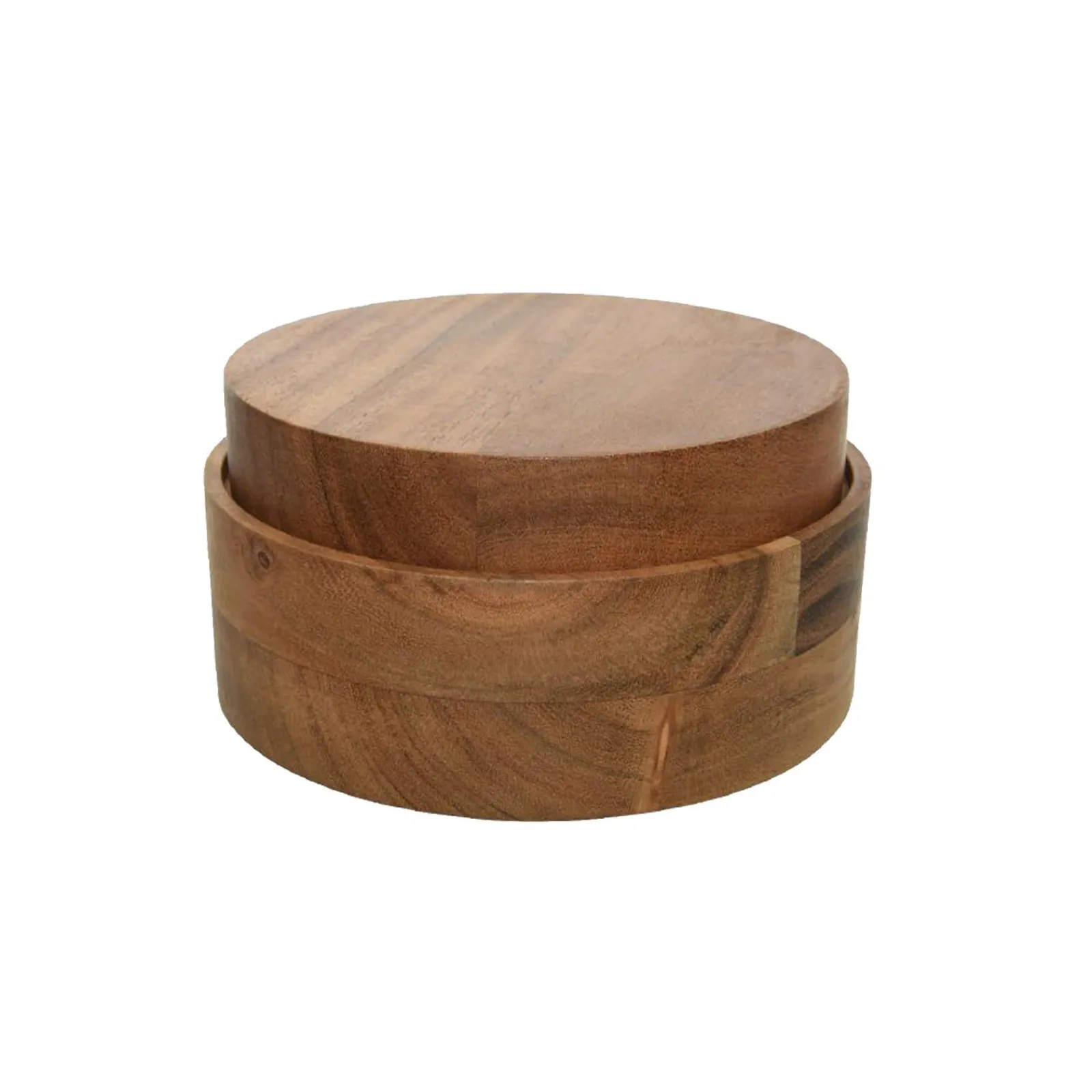 Online Boîte LEGNA coloris naturel diamètre 15 cm - 4MURS Objets Déco
