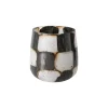 Outlet Bougeoir MEDO coloris noir/blanc - 4MURS Bougies Et Senteurs