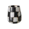 Outlet Bougeoir MEDO coloris noir/blanc - 4MURS Bougies Et Senteurs