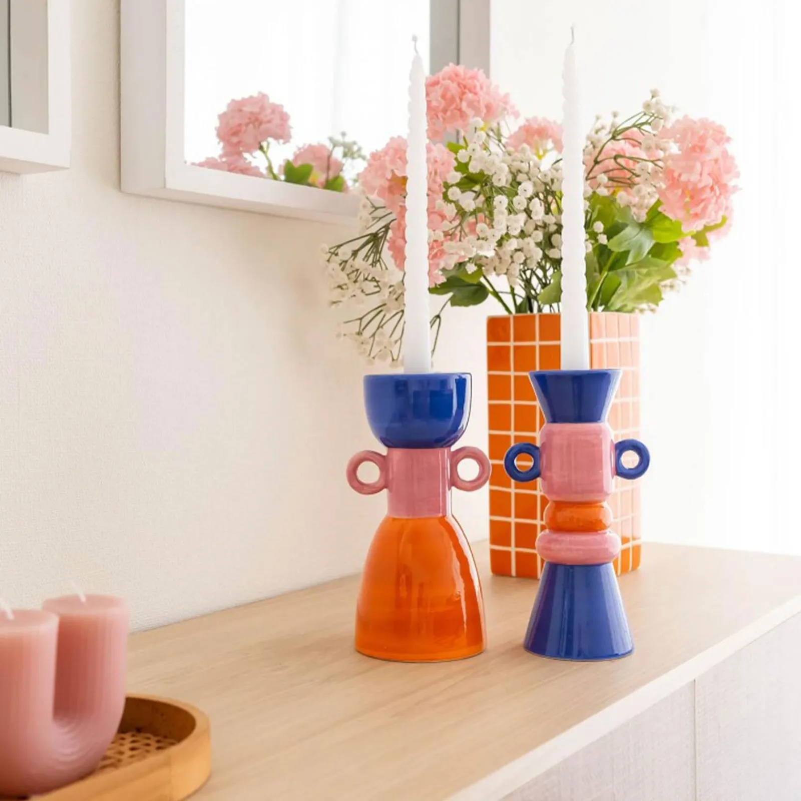 Discount Bougeoir MONA coloris multicolore - 4MURS Bougies Et Senteurs
