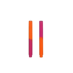 Discount Bougie DIP-DYE coloris rose orangé - 4MURS Bougies Et Senteurs