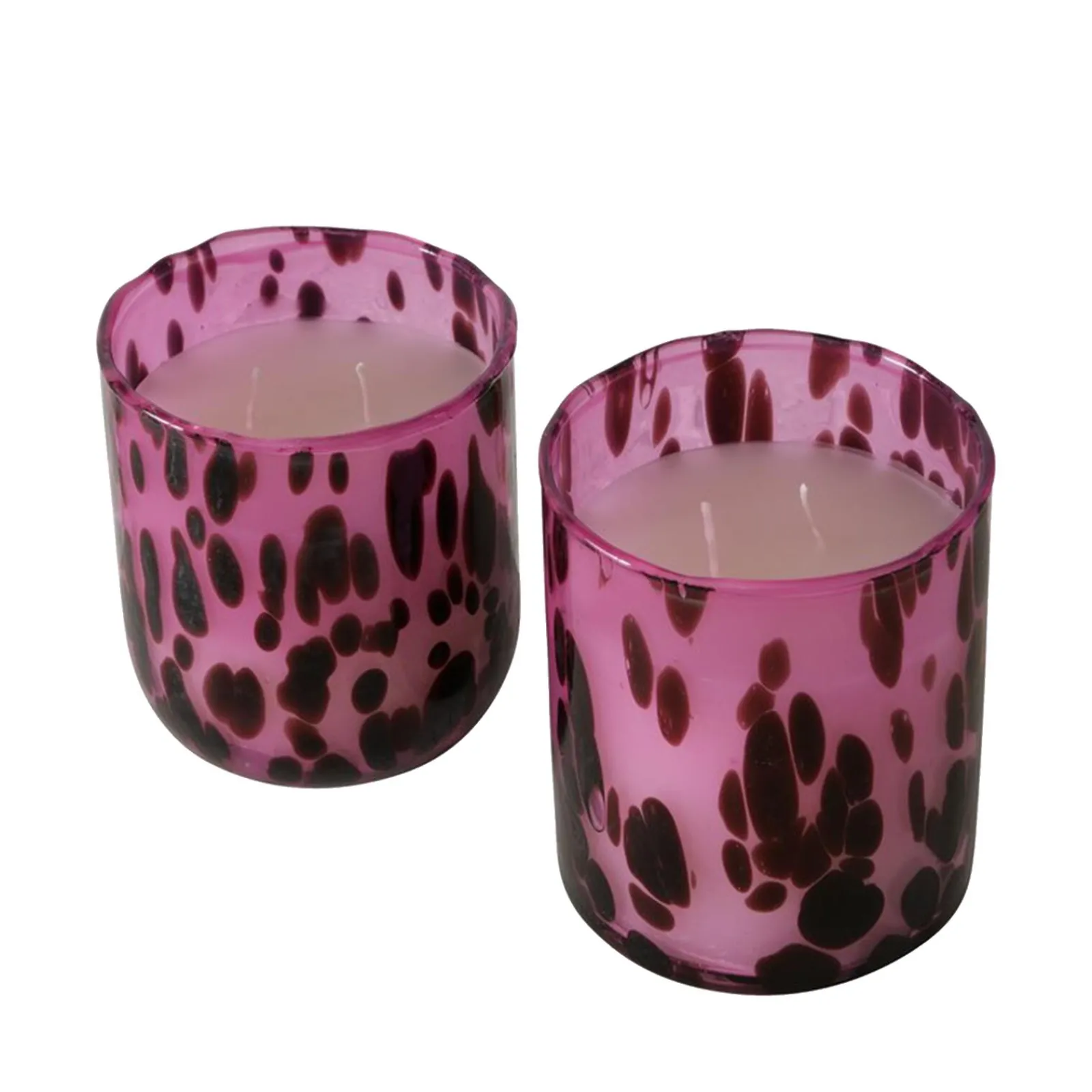 Sale Bougie MANCHAS coloris fuchsia - 4MURS Bougies Et Senteurs