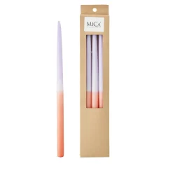 Fashion Bougie PILI coloris violet, orange - 4MURS Bougies Et Senteurs