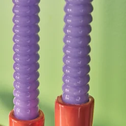 Clearance Bougie TWIST coloris mauve - 4MURS Bougies Et Senteurs