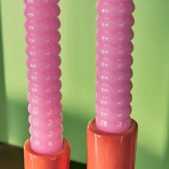 Hot Bougie TWIST coloris rose - 4MURS Bougies Et Senteurs