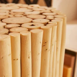 Outlet Bout de canapé CARRY coloris naturel - 4MURS Tables