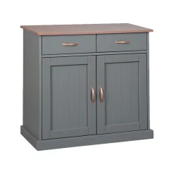 Fashion Buffet LUZERNE coloris gris foncé - 4MURS Meubles De Rangement