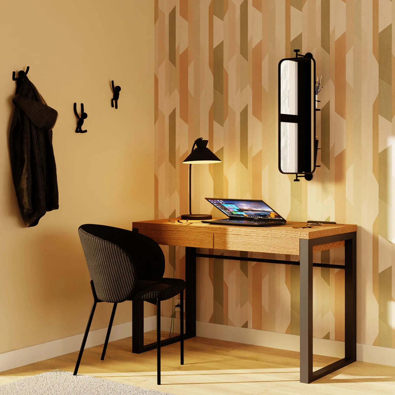 Hot Bureau BECKETT coloris brun - 4MURS Bureaux