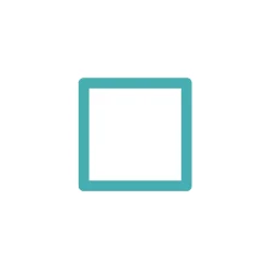 Clearance Cadre photo SLIMPYX 10 x 10 cm turquoise - 4MURS Cadres Photos