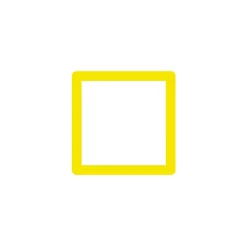 Hot Cadre photo SLIMPYX 10 x 10 cm jaune poussin - 4MURS Cadres Photos