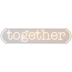 Sale Néon TOGETHER coloris blanc chaud - 4MURS Objets Muraux|Guirlandes Et Déco Lumineuse