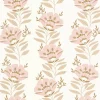 Discount Papier peint intissé SERAPHINA rose poudré et beige - 4MURS Papiers Peints