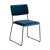 New Chaise CORNELIA coloris bleu nuit - 4MURS Chaises Et Tabourets